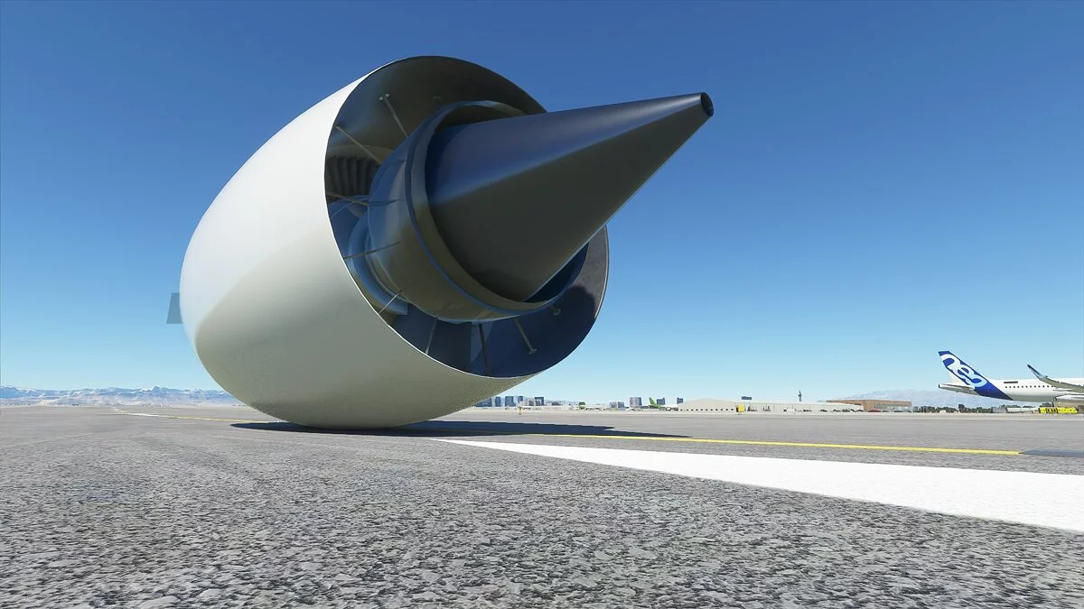 Microsoft Flight Simulator — Летающий двигатель