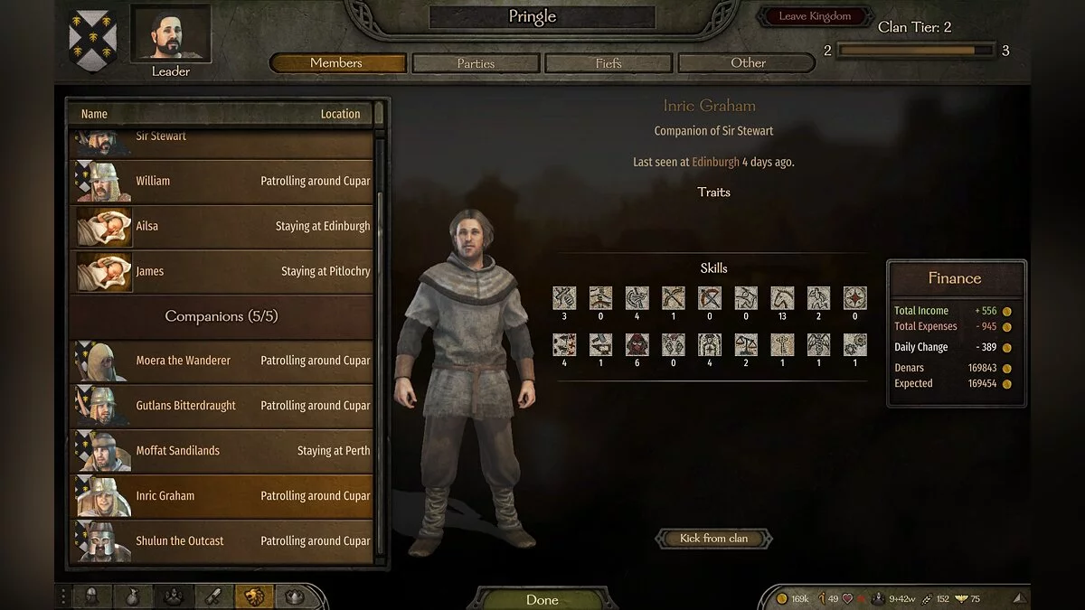 Mount &amp; Blade 2: Bannerlord — Шотландские компаньоны