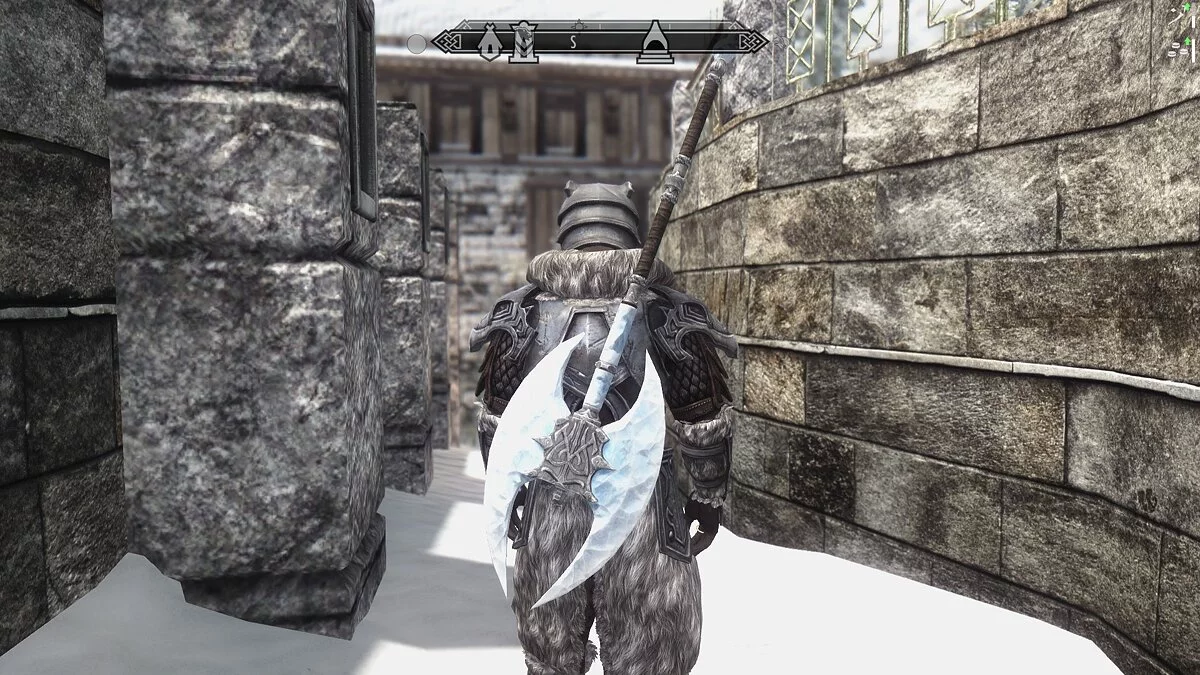 The Elder Scrolls 5: Skyrim Legendary Edition — Тонкий сталгримовый боевой топор