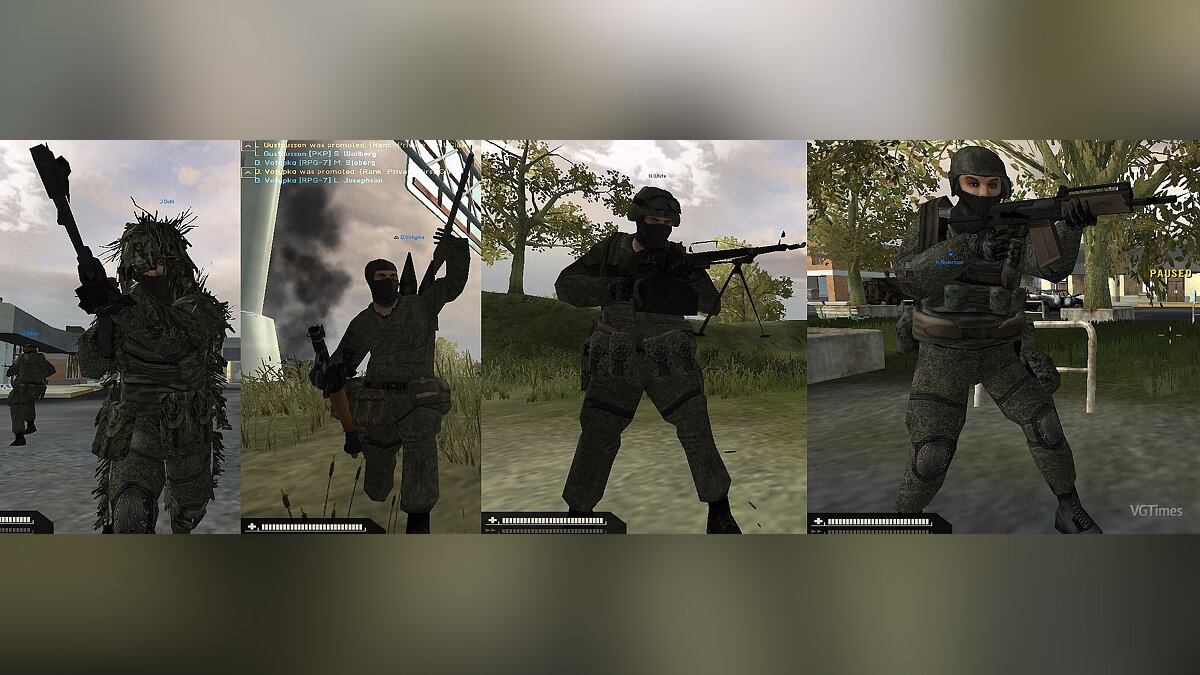 Battlefield 2 — Замена двух бойца Р.Ф. ZCF Mod