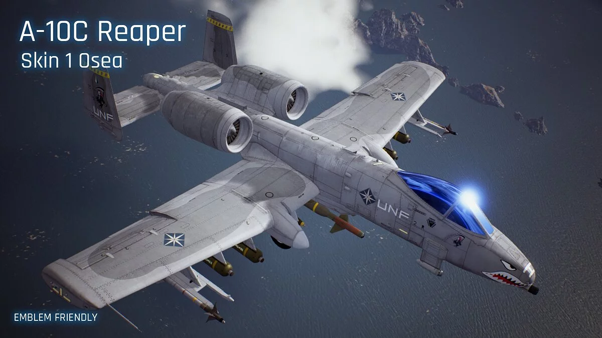 Ace Combat 7: Skies Unknown — Раскраска Жнец для самолета A-10C