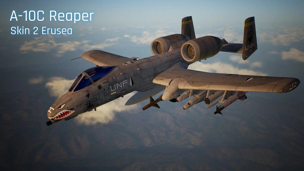 Ace Combat 7: Skies Unknown — Раскраска Жнец для самолета A-10C