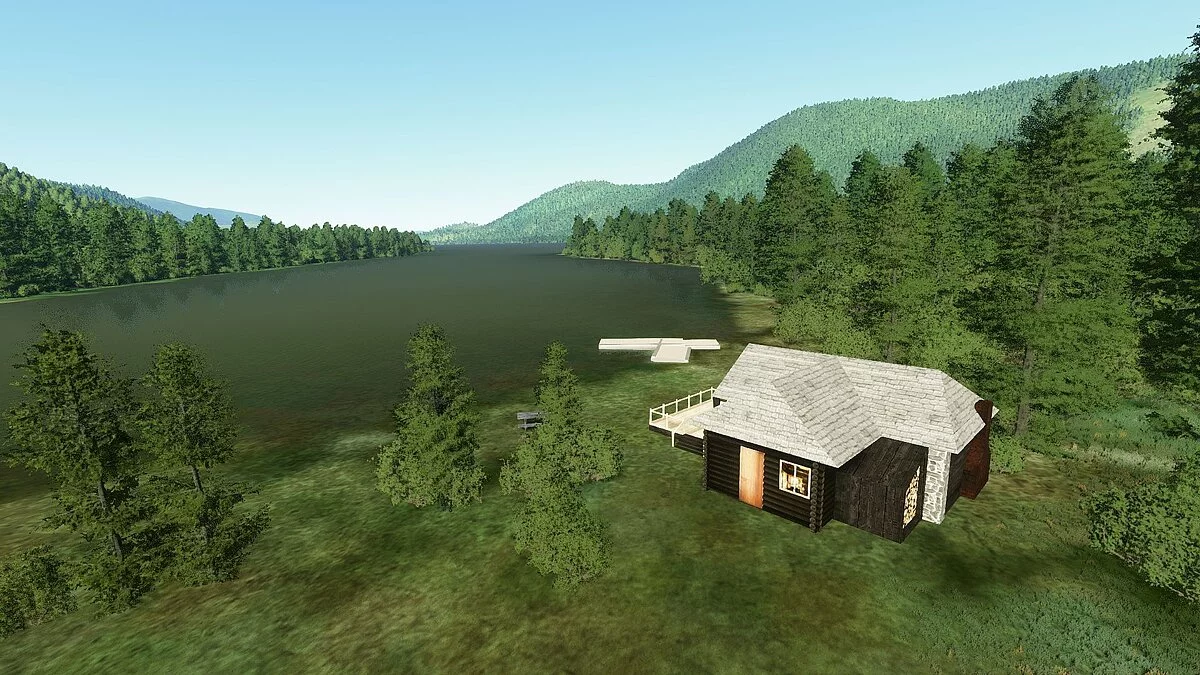 Microsoft Flight Simulator — Домик у озера Ках Шитс