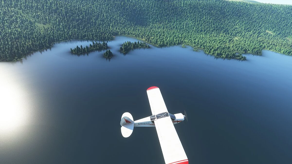 Microsoft Flight Simulator — Домик у озера Ках Шитс