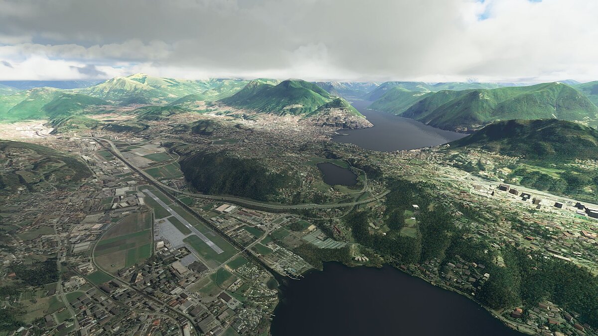 Microsoft Flight Simulator — Аэропорт Лугано-Аньо