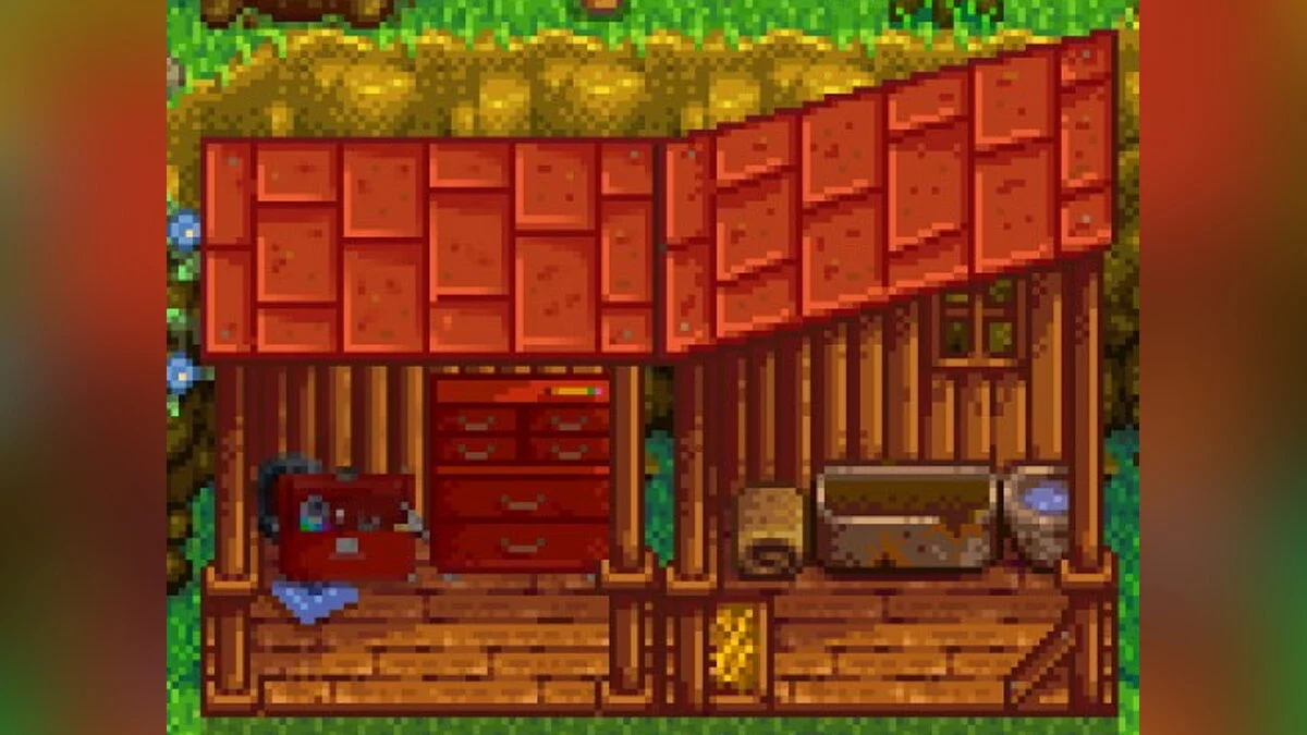 Stardew Valley — Деревенский гараж для трактора