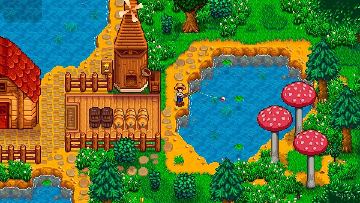 Stardew Valley — Трактор компании CASE