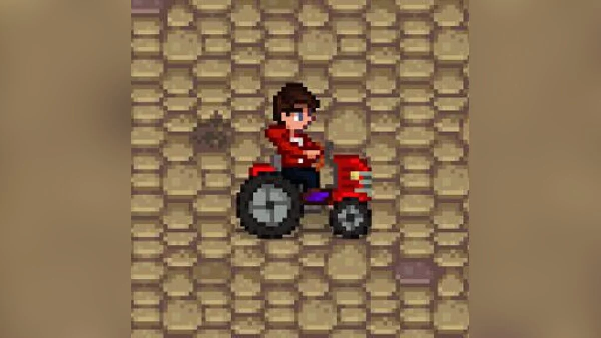 Stardew Valley — Красный трактор