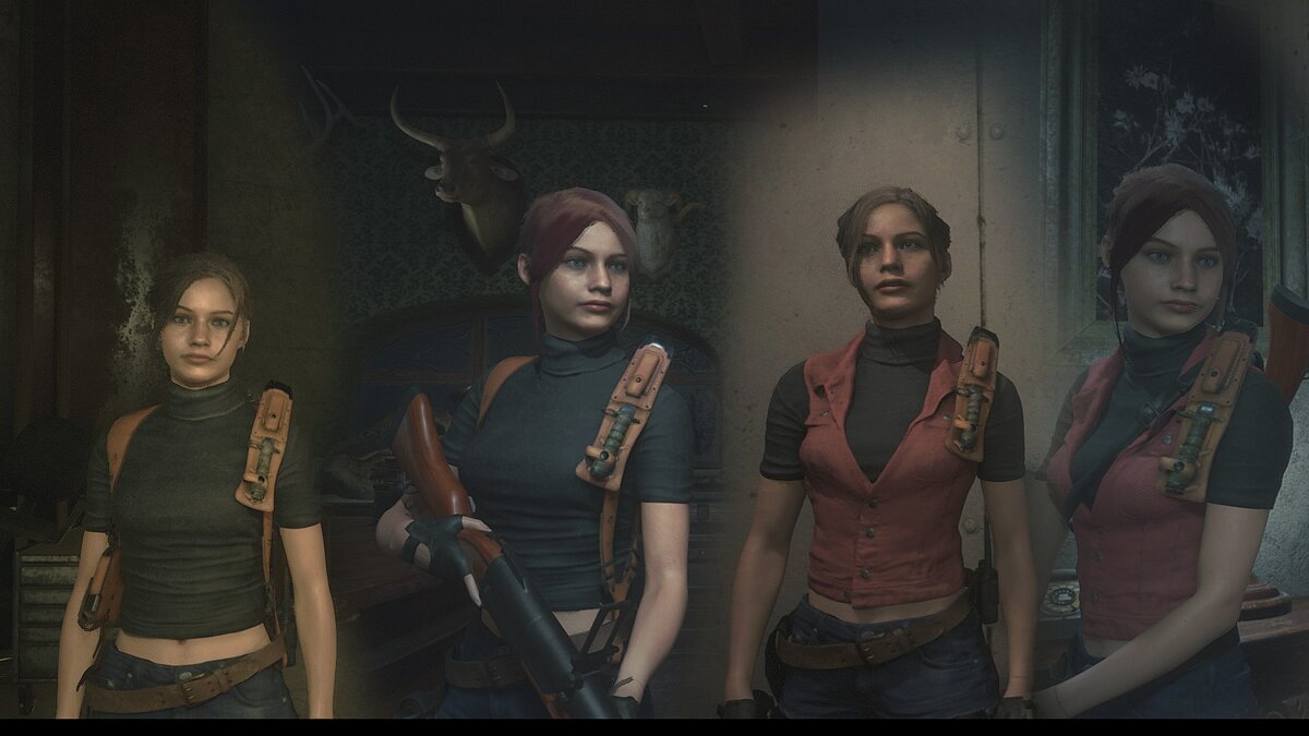 Resident Evil 2 — Лицо Клэр из игры Resident Evil: The Darkside Chronicles  / Лица и Прически / Персонажи и игроки