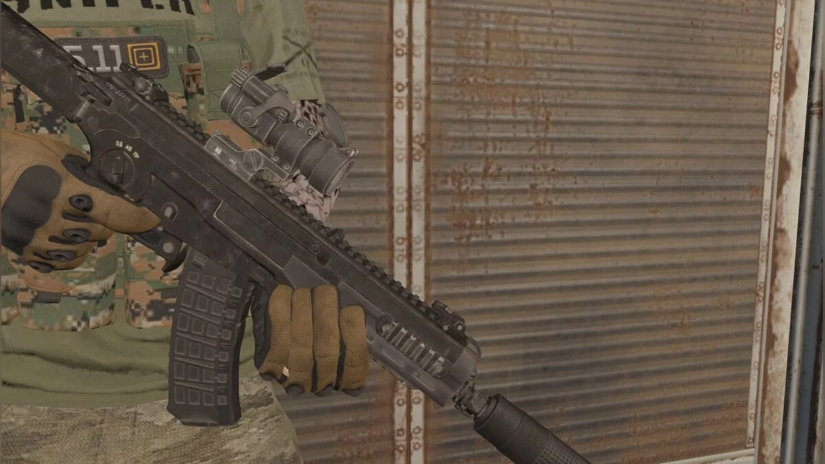 Fallout 4: Game of the Year Edition — Состаренные текстуры для мода «Оружие российского спецназа»