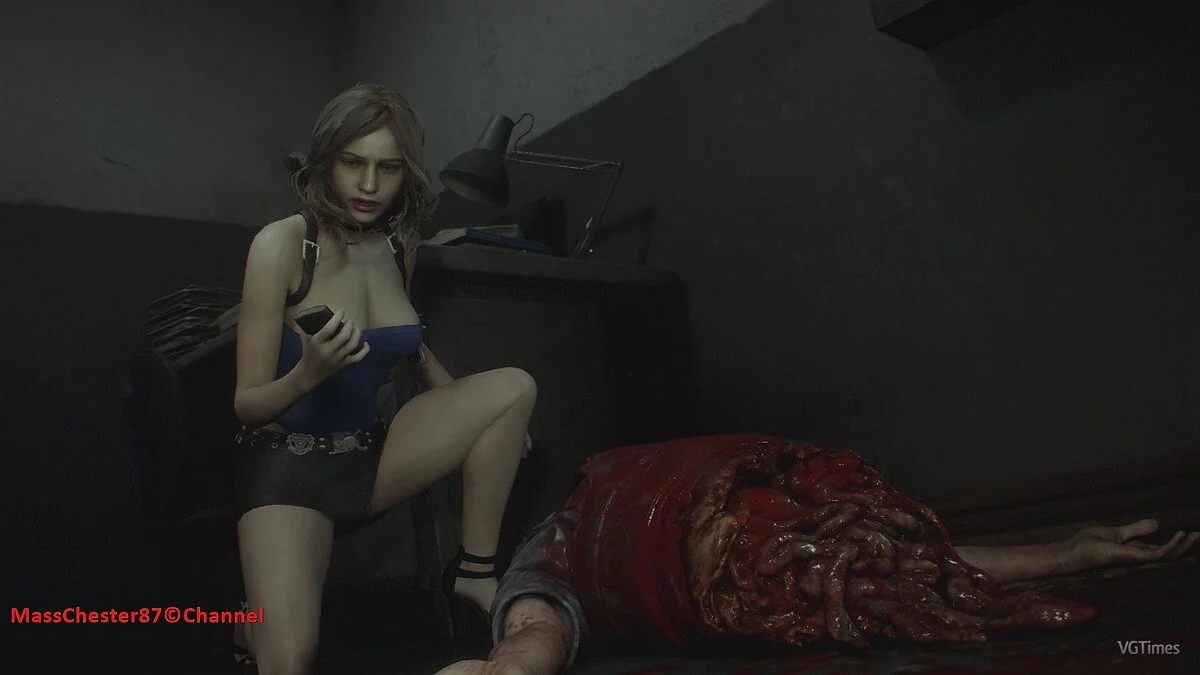 Resident Evil 2 — Клэр в классическом костюме Джилл
