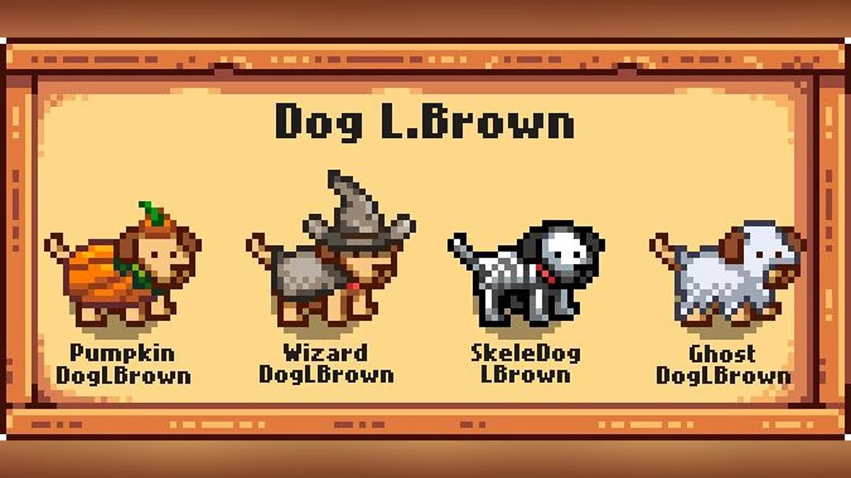 Stardew Valley — Страшные костюмы для собак