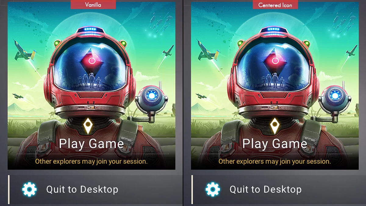 No Man&#039;s Sky — Центрированный значок Атласа