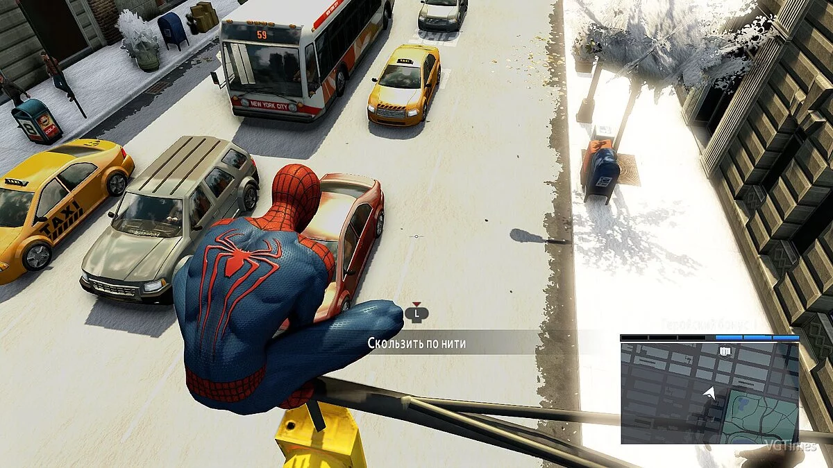 The Amazing Spider-Man 2 — Снег в Нью-Йорке