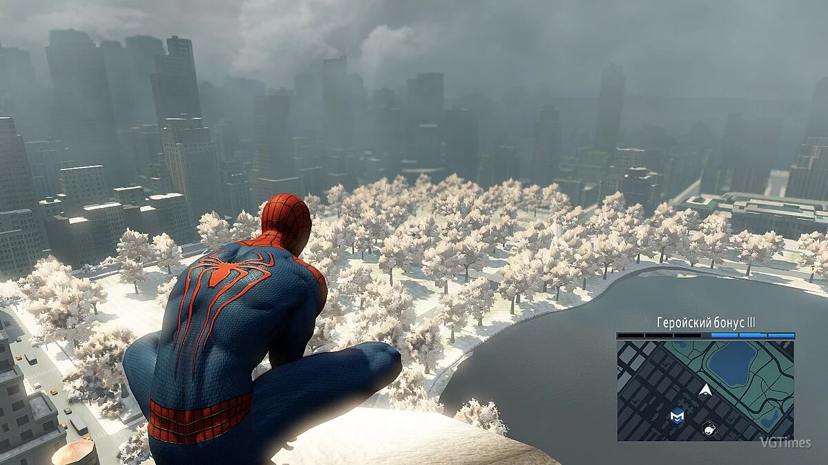 The Amazing Spider-Man 2 — Снег в Нью-Йорке