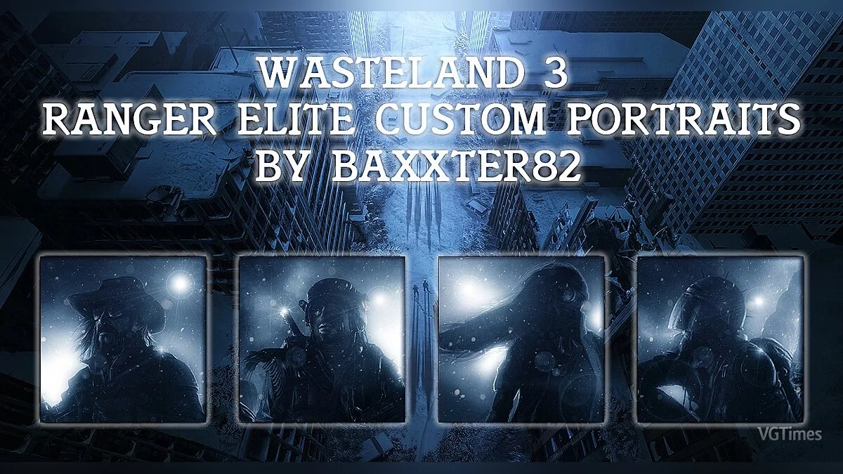 Wasteland 3 — Портреты персонажей загрузочного экрана Wasteland 2 (custom portraits HD)