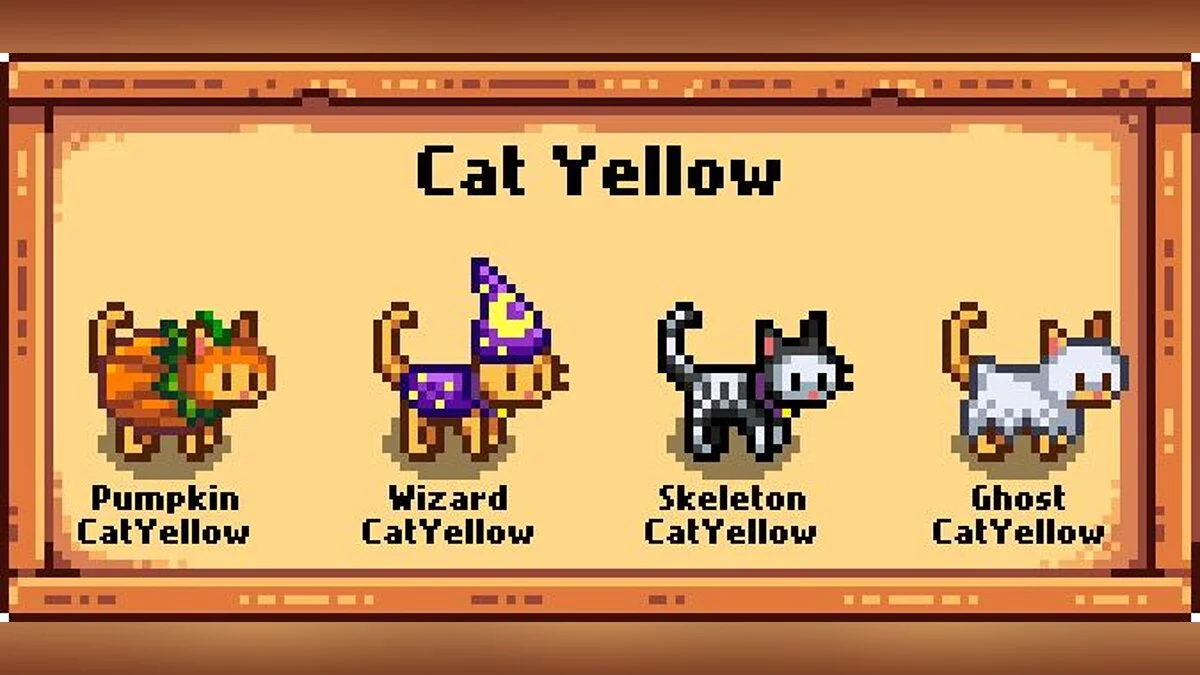 Stardew Valley — Костюмы жутких кошек