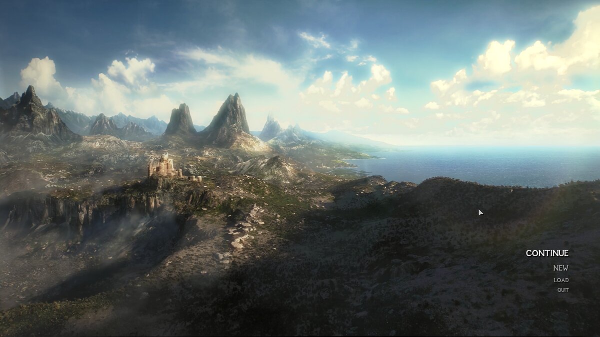 Elder Scrolls 5: Skyrim Special Edition — Главное меню в стиле TES 6