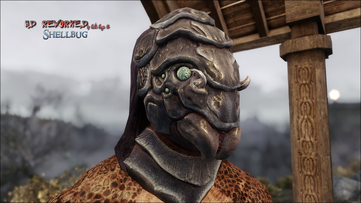 The Elder Scrolls 5: Skyrim Legendary Edition — HD шлем из хитина