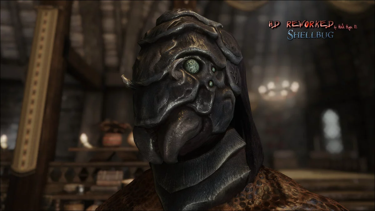 Elder Scrolls 5: Skyrim Special Edition — HD шлем из хитина