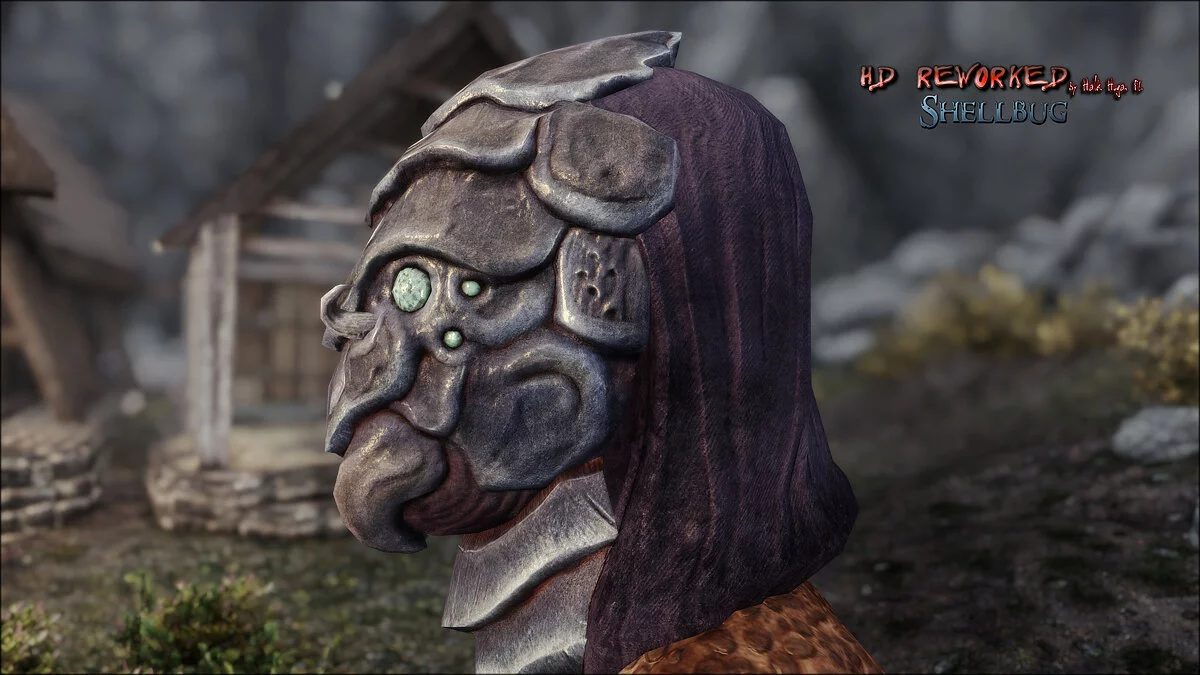 Elder Scrolls 5: Skyrim Special Edition — HD шлем из хитина