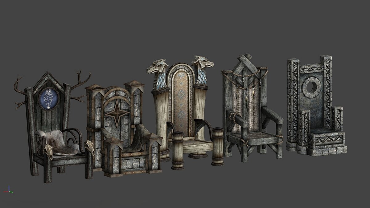 The Elder Scrolls 5: Skyrim Legendary Edition — Улучшенные троны