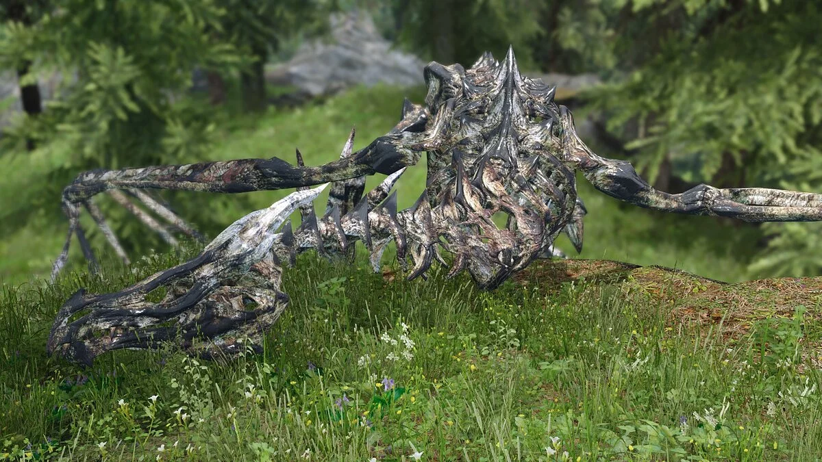 Elder Scrolls 5: Skyrim Special Edition — Реалистичные кости дракона