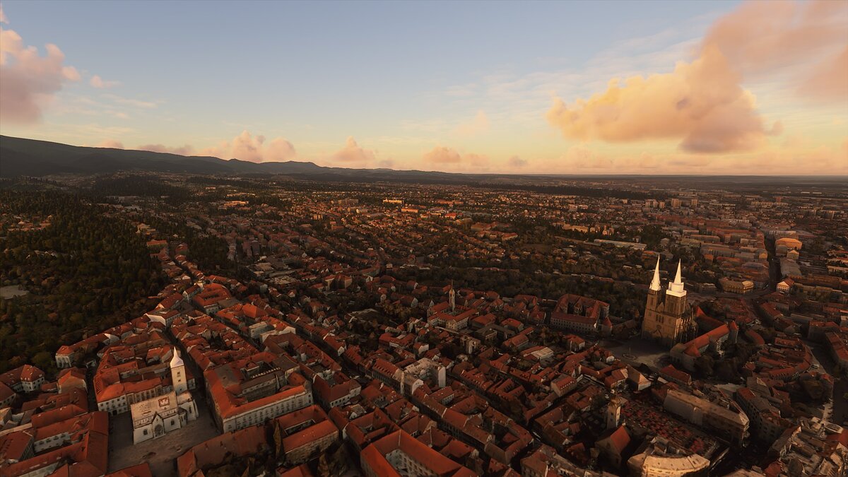 Microsoft Flight Simulator — Город Загреб
