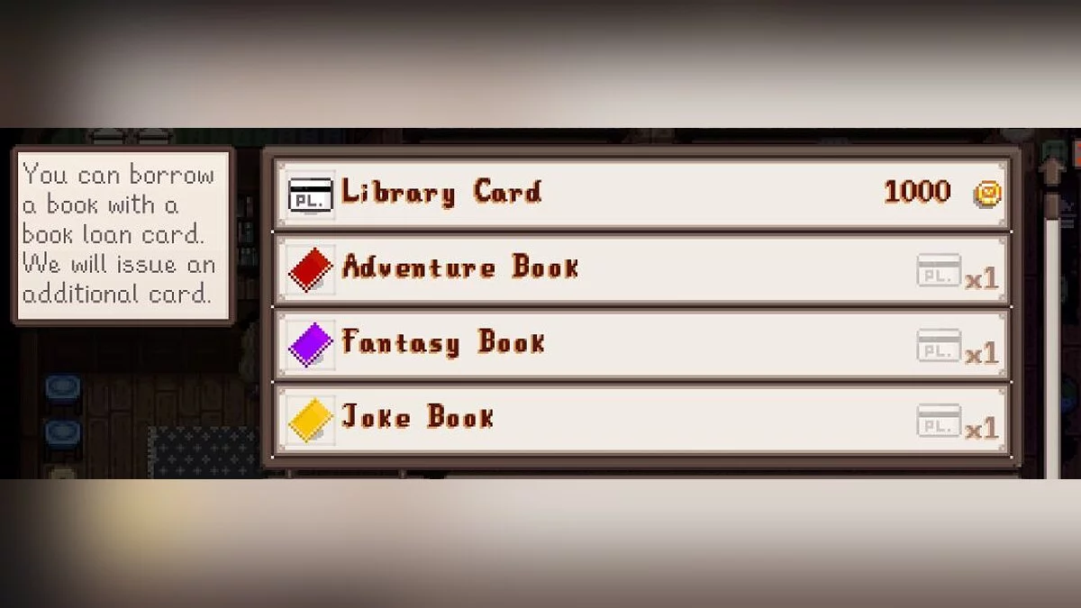 Stardew Valley — Библиотека