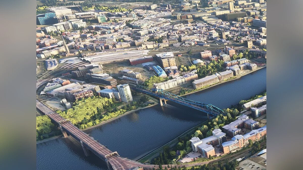 Microsoft Flight Simulator — Улучшенный Ньюкасл