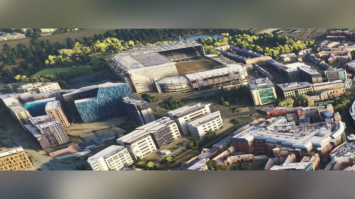 Microsoft Flight Simulator — Улучшенный Ньюкасл