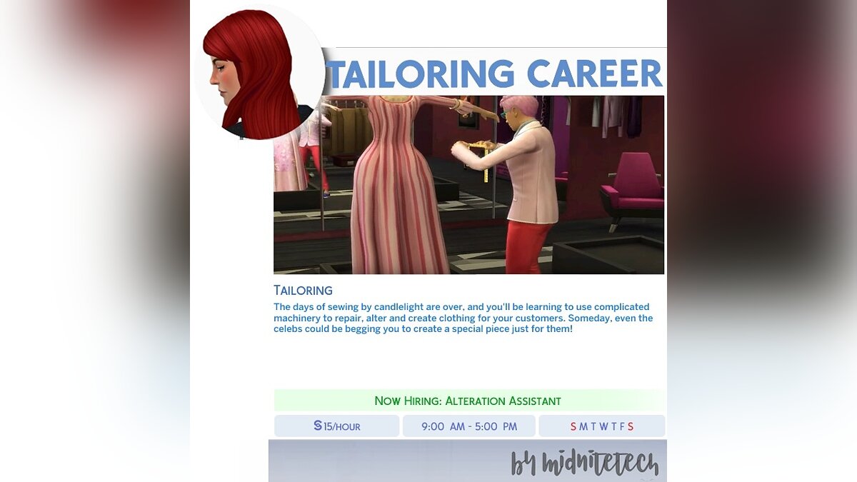 The Sims 4 — Карьера портного