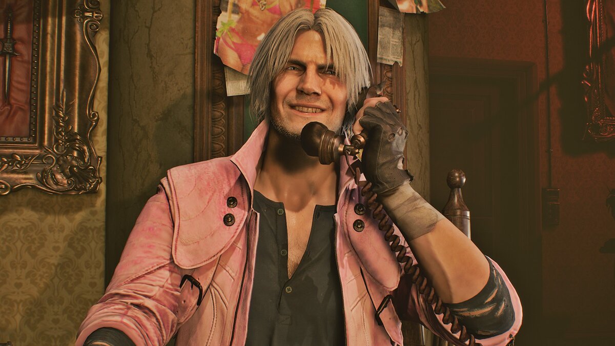 Devil May Cry 5 Special Edition — Розовая куртка для Данте