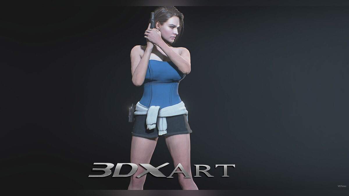 Resident Evil 3 — 3DX модель и физика груди для Джилл