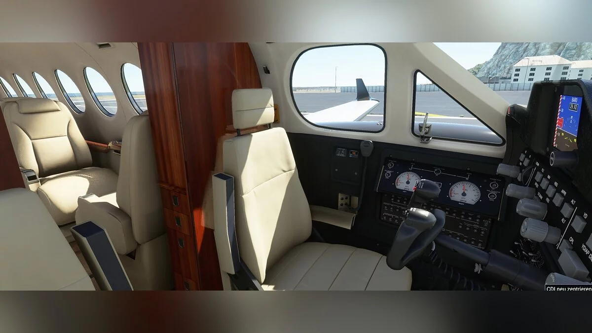 Microsoft Flight Simulator — Бежевые тона для кабины King Air 350i