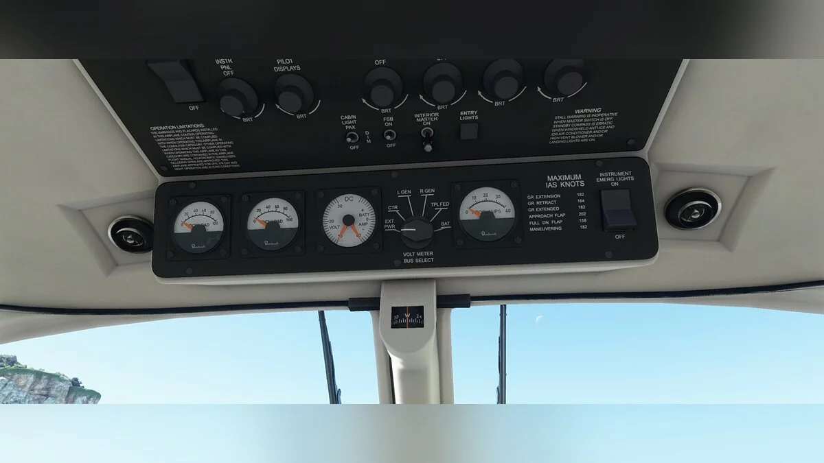 Microsoft Flight Simulator — Бежевые тона для кабины King Air 350i