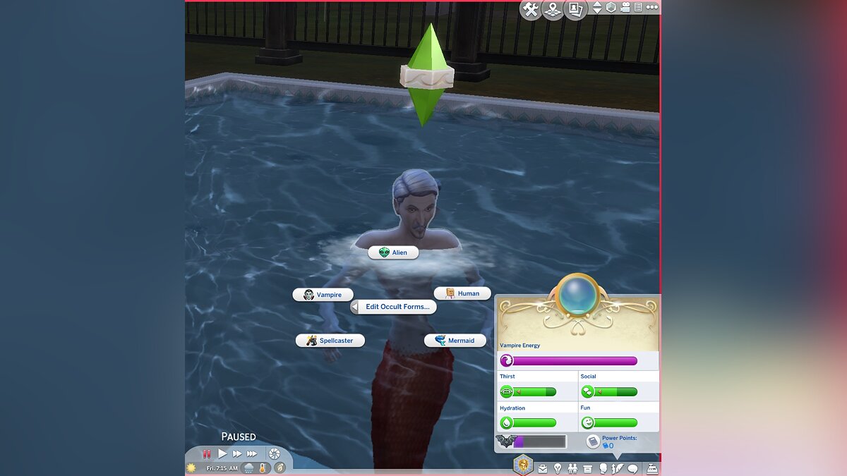 The Sims 4 — Стабилизатор оккультной формы гибридов (09.10.2020)