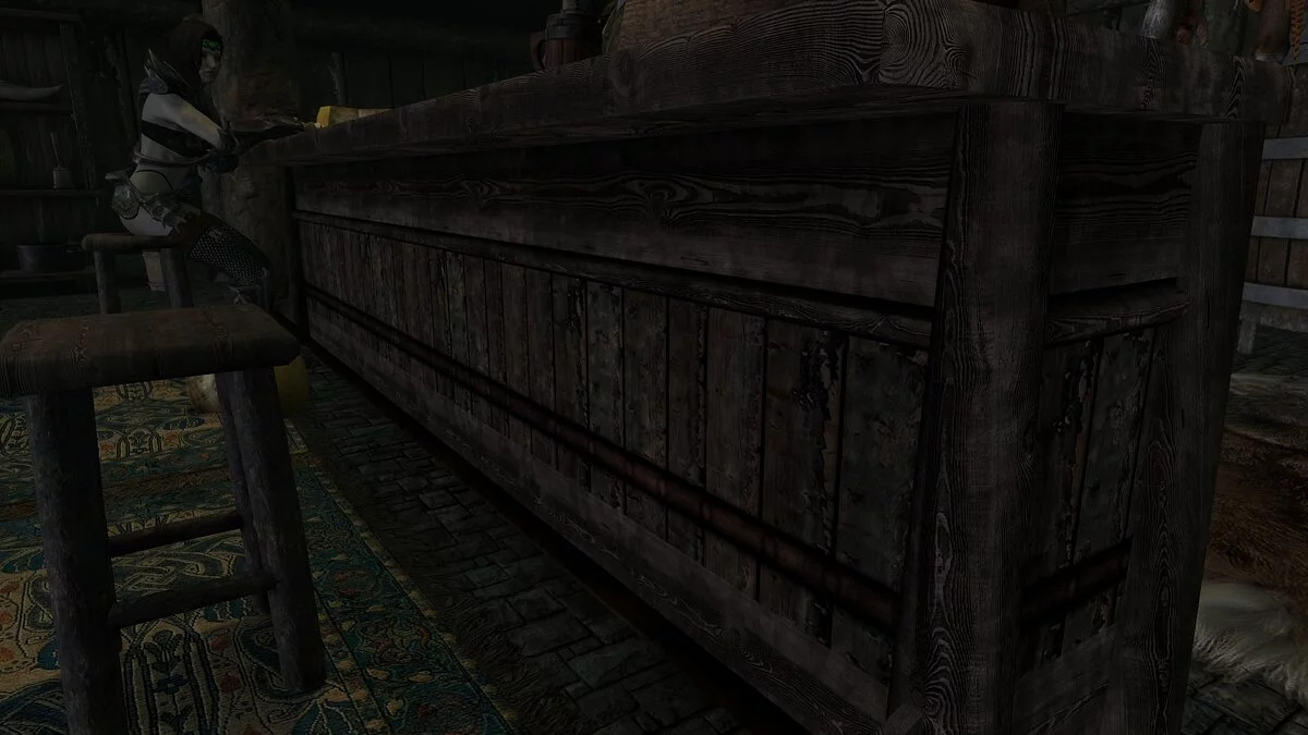 The Elder Scrolls 5: Skyrim Legendary Edition — Барная стойка и стул в 4K