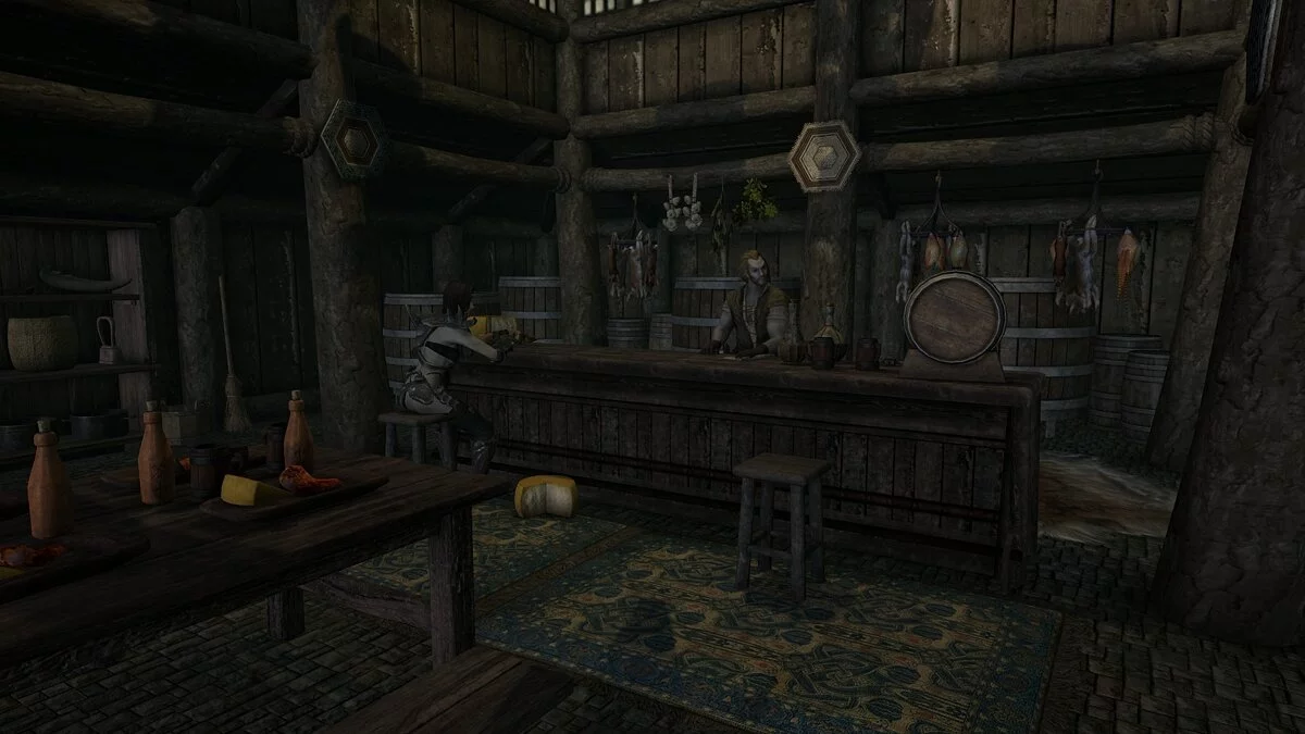 The Elder Scrolls 5: Skyrim Legendary Edition — Барная стойка и стул в 4K