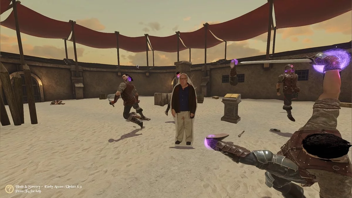 Blade and Sorcery — Картонный Дэнни Де Вито