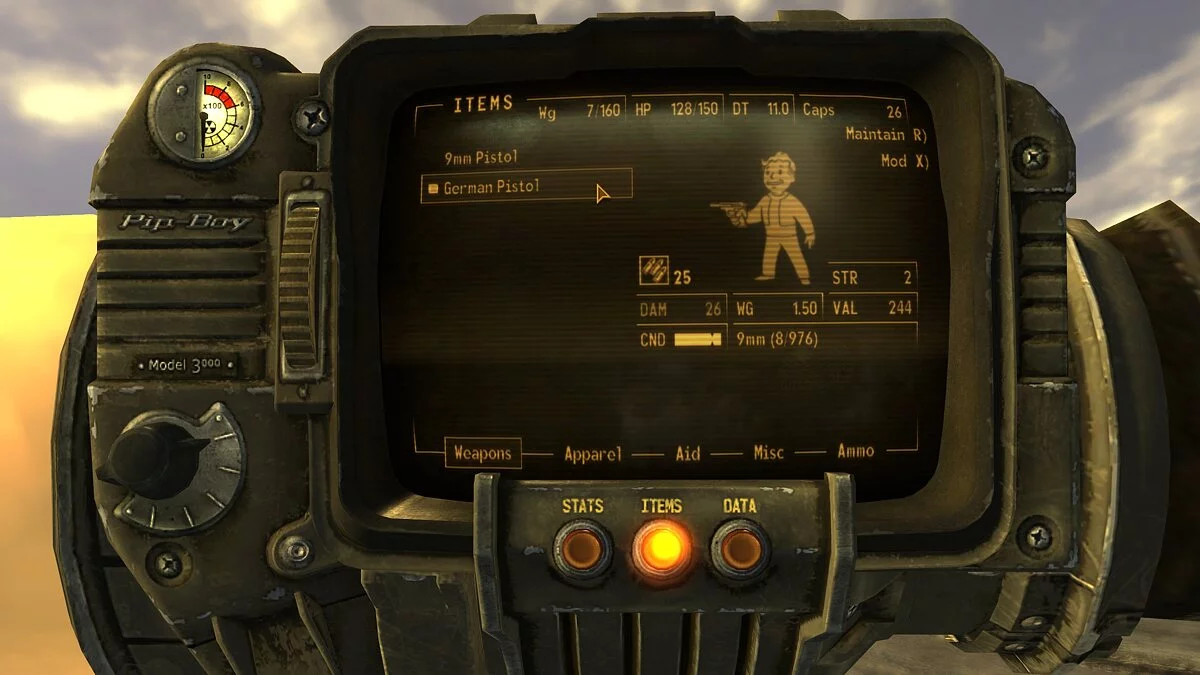 Fallout: New Vegas — Немецкий пистолет P38 Walther