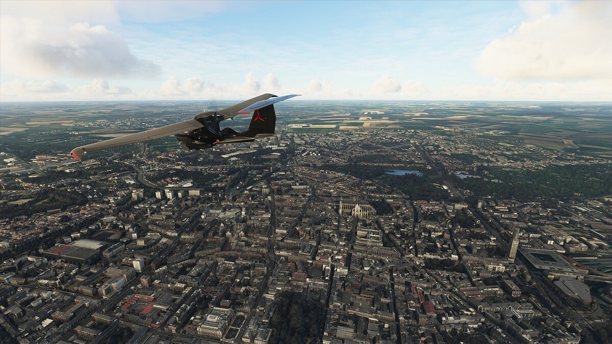 Microsoft Flight Simulator — Улучшенный город Амьен