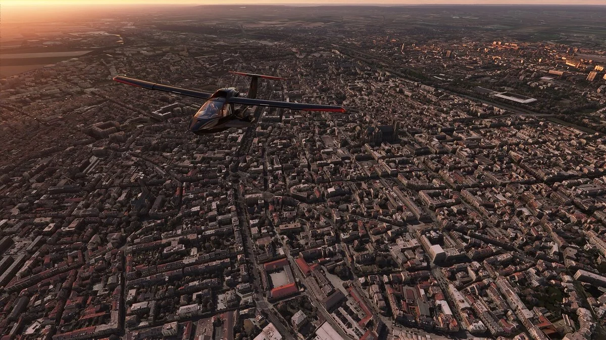Microsoft Flight Simulator — Город Реймс