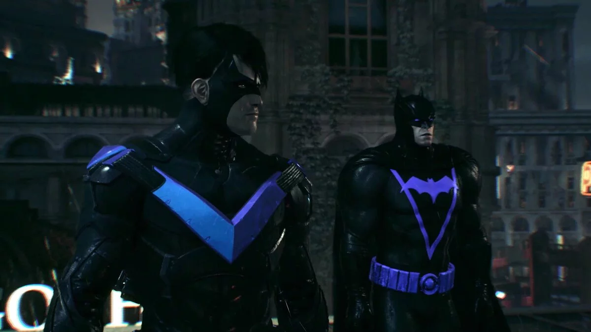 Batman: Arkham Knight Game of the Year Edition — Темный рыцарь Земли 2 с разными цветами костюма