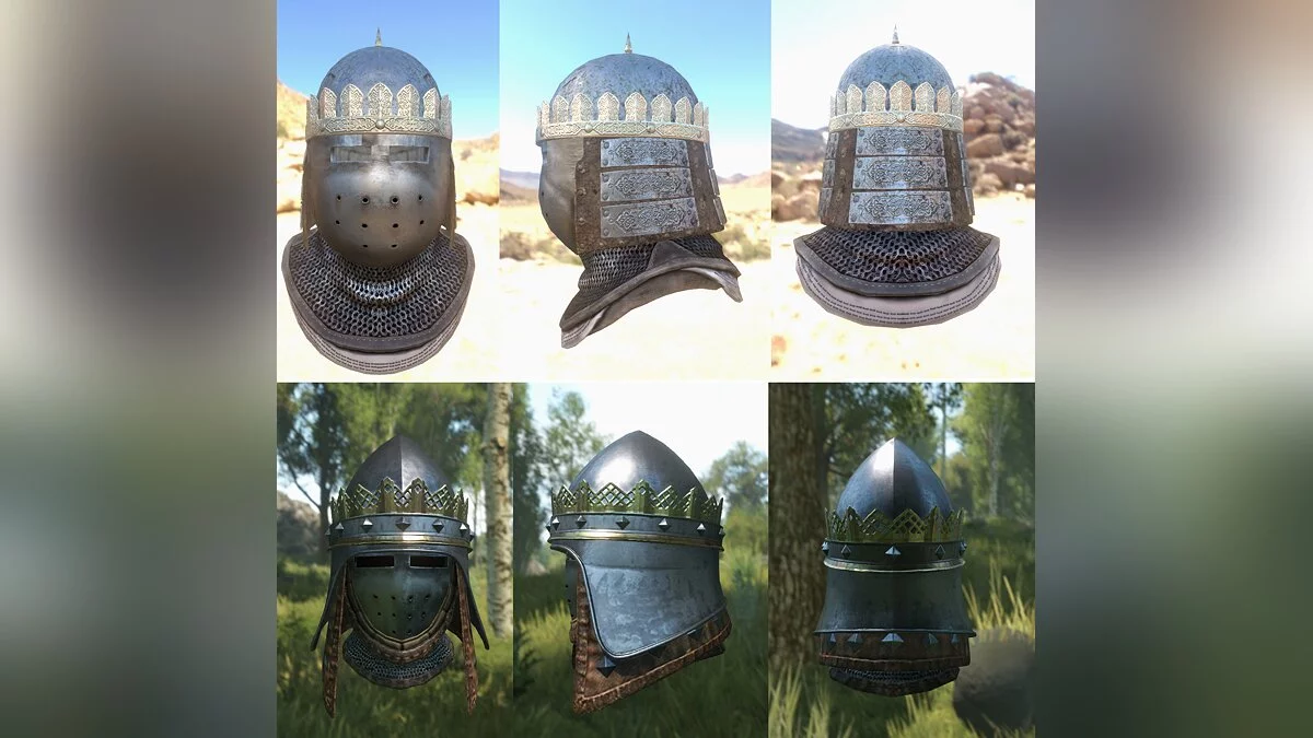 Mount &amp; Blade 2: Bannerlord — Закрытые шлемы