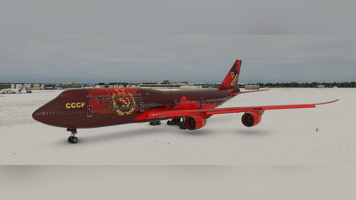 Microsoft Flight Simulator — Boeing 747 - CCCP