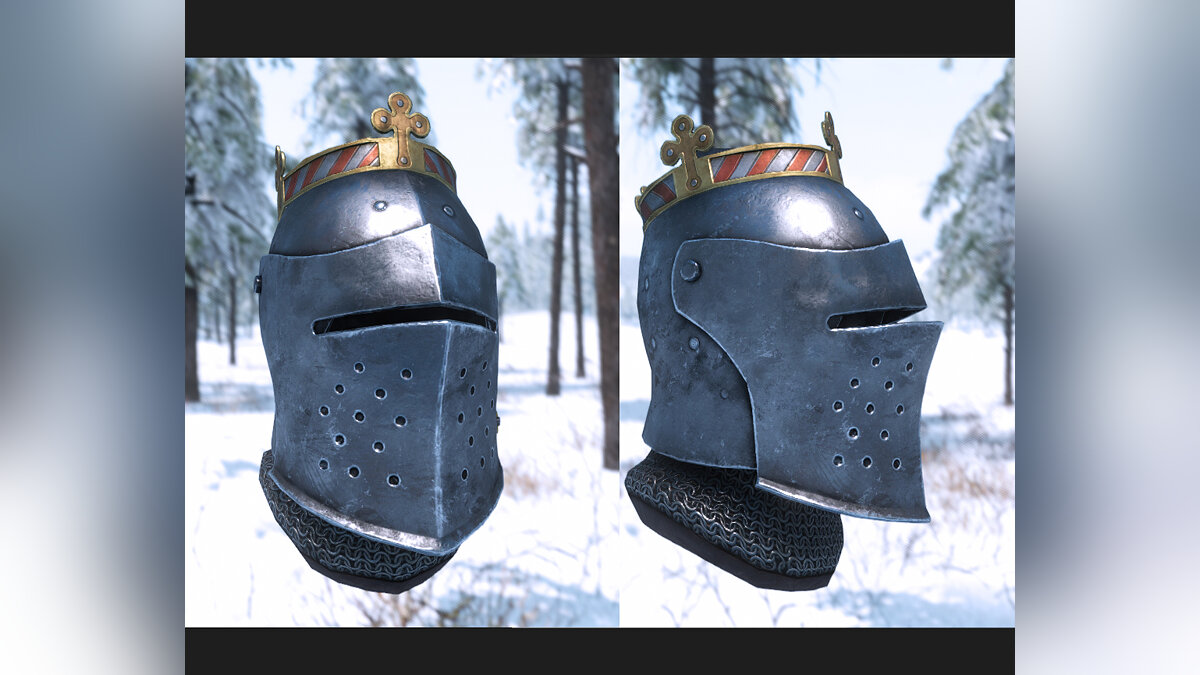 Mount &amp; Blade 2: Bannerlord — Вландианский шлем с козырьком