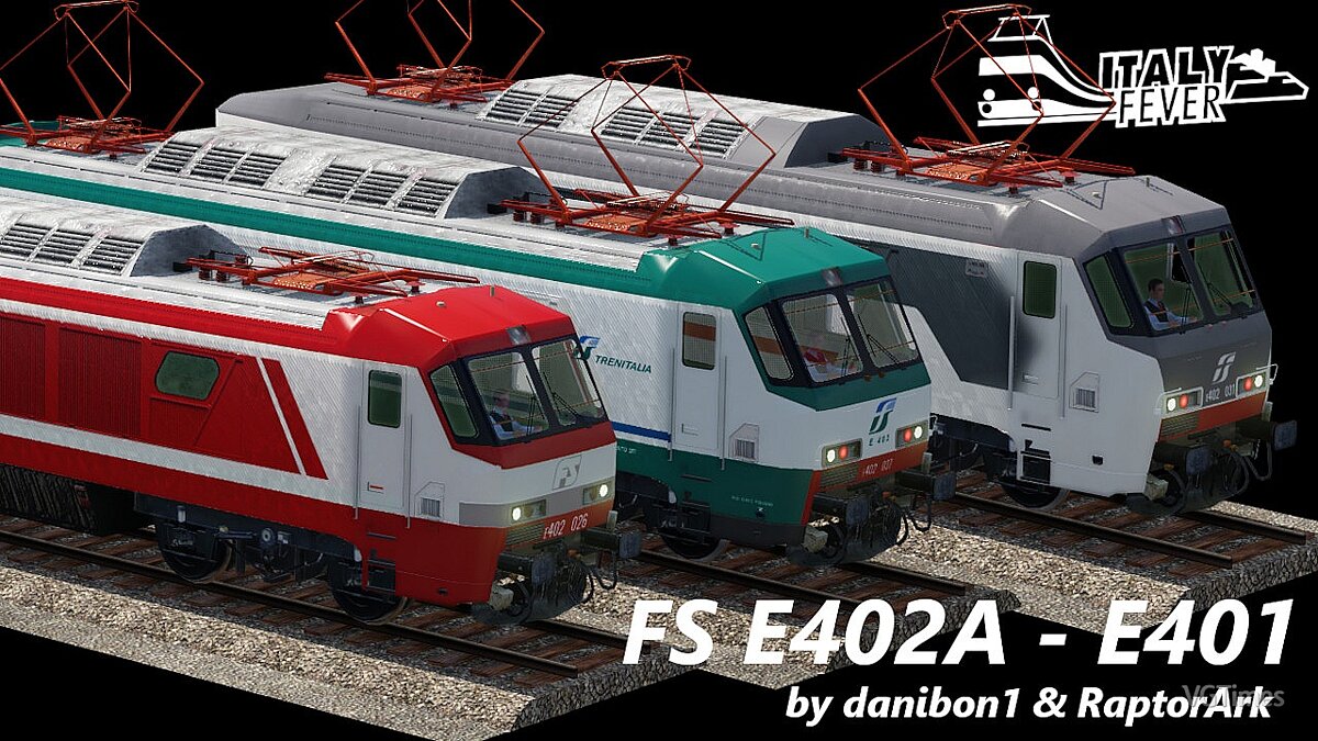 Transport Fever 2 — Итальянские локомотивы FS E402A - E401