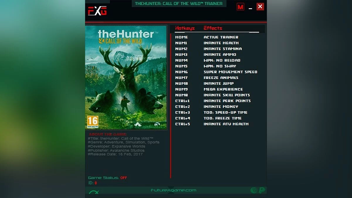 theHunter: Call of the Wild — Трейнер (+15) [1.0-v1898534]