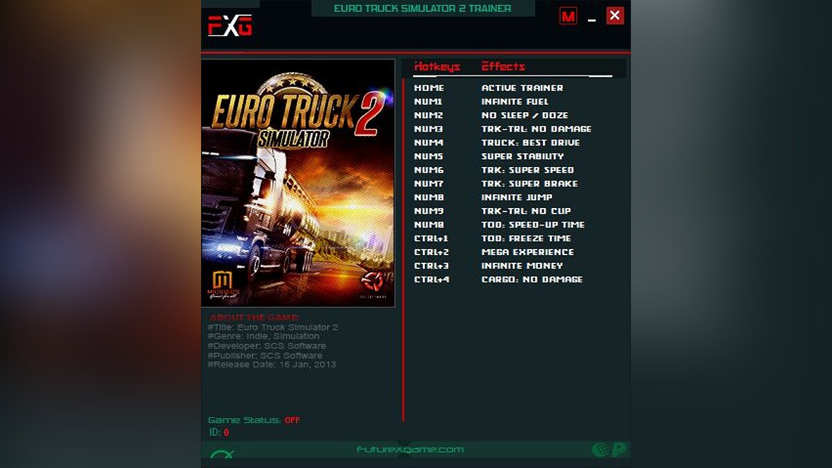 Euro Truck Simulator 2 — Трейнер (+14) [1.16.x - v1.38.x.x]